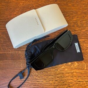 PRADA sunglasses with triangle logo unisex